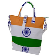 Flag Of India Buckle Top Tote Bag by abbeyz71