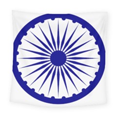 Ashoka Chakra Square Tapestry (large) by abbeyz71