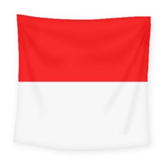 Flag Of Indonesia Square Tapestry (large) by abbeyz71