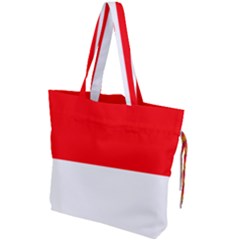 Flag Of Indonesia Drawstring Tote Bag by abbeyz71