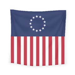 Betsy Ross flag USA America United States 1777 Thirteen Colonies vertical Square Tapestry (Small)