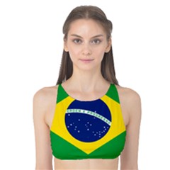 Flag Of Brazil Tank Bikini Top by abbeyz71
