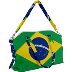 Flag Of Brazil Canvas Crossbody Bag by abbeyz71