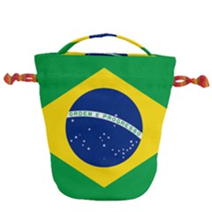 Flag Of Brazil Drawstring Bucket Bag by abbeyz71