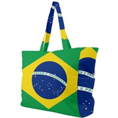 Flag Of Brazil Simple Shoulder Bag by abbeyz71