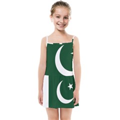 Flag Of Pakistan Kids  Summer Sun Dress by abbeyz71