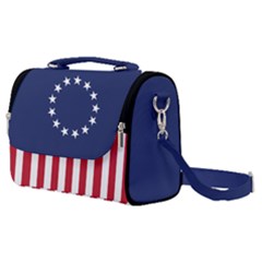 Betsy Ross flag USA America United States 1777 Thirteen Colonies vertical Satchel Shoulder Bag