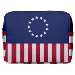 Betsy Ross flag USA America United States 1777 Thirteen Colonies vertical Make Up Pouch (Large)