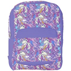 Lovely Unicorn Face Full Print Backpack by trulycreative