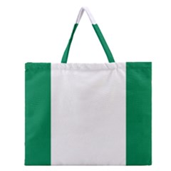 Flag Of Nigeria Zipper Large Tote Bag by abbeyz71