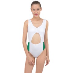 Flag Of Nigeria Center Cut Out Swimsuit by abbeyz71