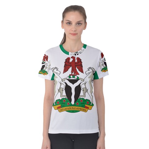 Flag Of Nigeria  Women s Cotton Tee by abbeyz71