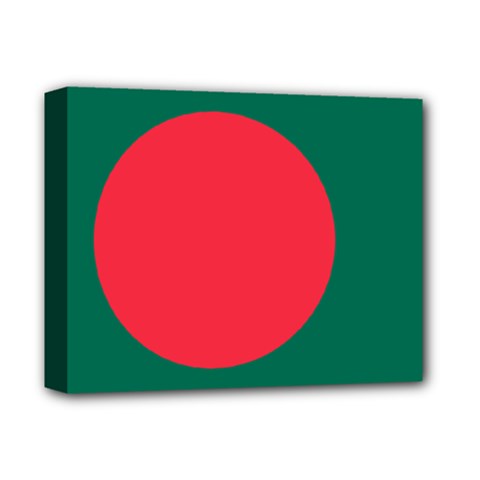 Flag Of Bangladesh Deluxe Canvas 14  X 11  (stretched) by abbeyz71