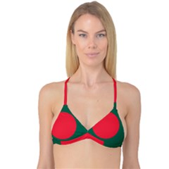 Flag Of Bangladesh Reversible Tri Bikini Top