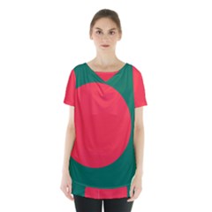 Flag Of Bangladesh Skirt Hem Sports Top by abbeyz71