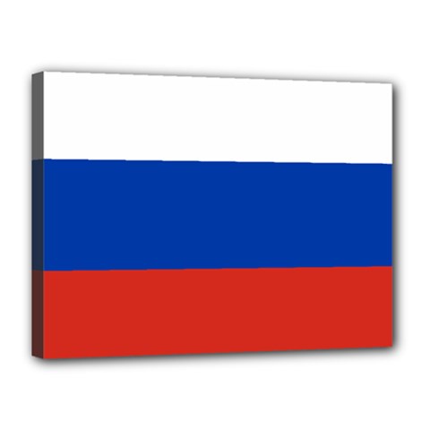 National Flag Of Russia Canvas 16  X 12  (stretched) by abbeyz71