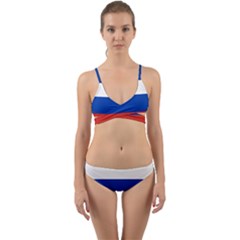 National Flag Of Russia Wrap Around Bikini Set by abbeyz71