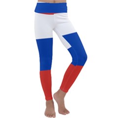 National Flag Of Russia Kids  Lightweight Velour Classic Yoga Leggings by abbeyz71