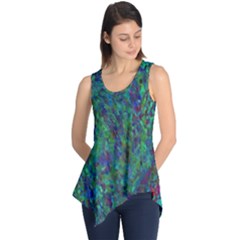 Essence Of A Peacock Sleeveless Tunic by bloomingvinedesign