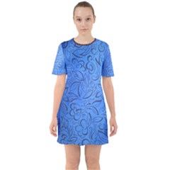 Fashion Week Runway Exclusive Design By Traci K Sixties Short Sleeve Mini Dress by tracikcollection