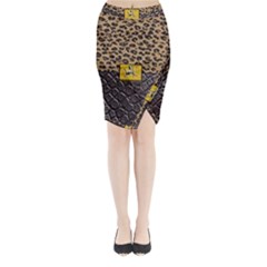 Cougar By Traci K Midi Wrap Pencil Skirt