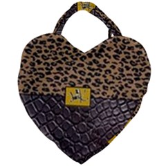 Cougar By Traci K Giant Heart Shaped Tote