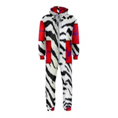 Striped By Traci K Hooded Jumpsuit (kids) by tracikcollection