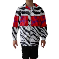 Striped By Traci K Kids  Hooded Windbreaker by tracikcollection