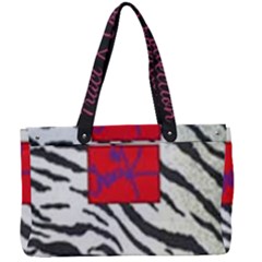Striped By Traci K Canvas Work Bag by tracikcollection