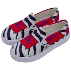 Striped By Traci K Kids  Canvas Slip Ons by tracikcollection