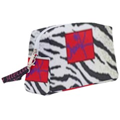 Striped By Traci K Wristlet Pouch Bag (large) by tracikcollection