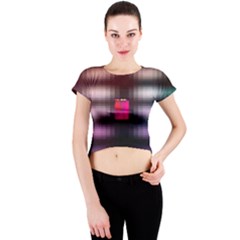 Aquarium By Traci K Crew Neck Crop Top by tracikcollection