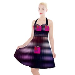 Aquarium By Traci K Halter Party Swing Dress  by tracikcollection