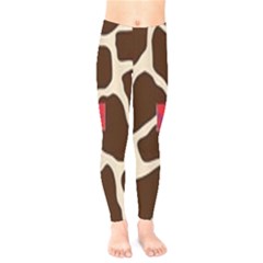 Giraffe By Traci K Kids  Leggings by tracikcollection