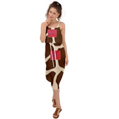 Giraffe By Traci K Waist Tie Cover Up Chiffon Dress by tracikcollection