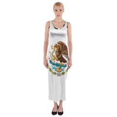 Flag Of Mexico Fitted Maxi Dress by abbeyz71