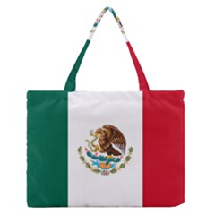 Flag Of Mexico Zipper Medium Tote Bag by abbeyz71