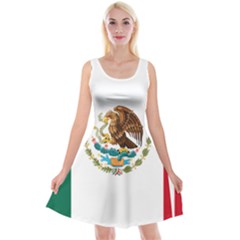 Flag Of Mexico Reversible Velvet Sleeveless Dress by abbeyz71