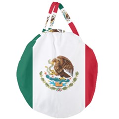 Flag Of Mexico Giant Round Zipper Tote by abbeyz71