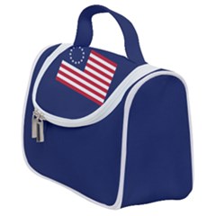 Betsy Ross Flag Usa America United States 1777 Thirteen Colonies Maga  Satchel Handbag by snek