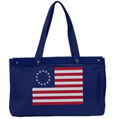 Betsy Ross Flag Usa America United States 1777 Thirteen Colonies Maga  Canvas Work Bag by snek
