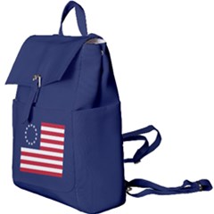Betsy Ross Flag Usa America United States 1777 Thirteen Colonies Maga  Buckle Everyday Backpack by snek