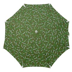 Pepe The Frog Face Pattern Green Kekistan Meme Straight Umbrellas by snek