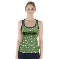 Pepe The Frog Face Pattern Green Kekistan Meme Racer Back Sports Top by snek