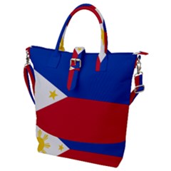Flag Of The Philippines Buckle Top Tote Bag by abbeyz71