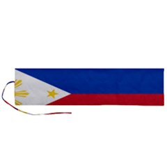 Flag Of The Philippines Roll Up Canvas Pencil Holder (l) by abbeyz71