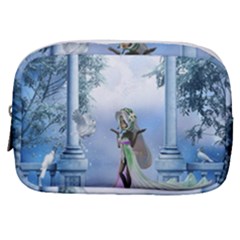 Cute Fairy With Dove Make Up Pouch (small)