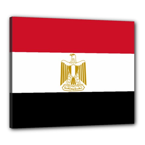 Flag Of Egypt Canvas 24  X 20  (stretched) by abbeyz71