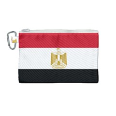Flag Of Egypt Canvas Cosmetic Bag (medium) by abbeyz71