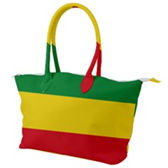 Flag Of Ethiopia Canvas Shoulder Bag by abbeyz71